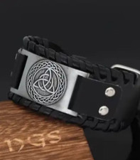 BRACCIALE UOMO PELLE CUOIO