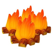  4 Pcs Caminetto Finto