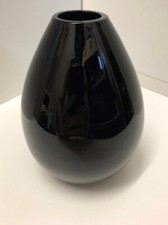 Vaso salviati nero in vetro di murano black vase in Murano glass