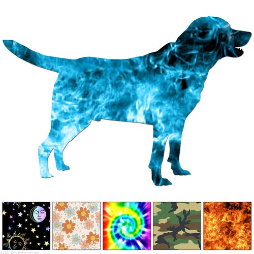Adesivo decalcomania cane
