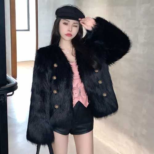 Giacca cappotto pelliccia - cappotto,