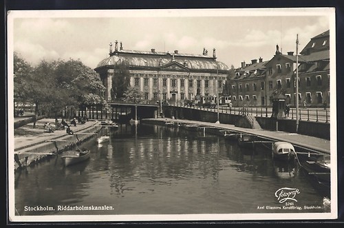 Ansichtskarte stockholm - ansichtskarte,