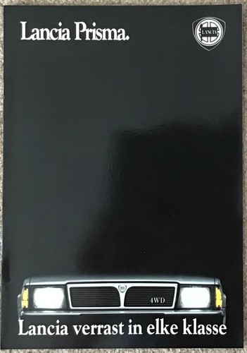 Lancia prisma range brochure - prisma,