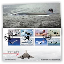 Francobolli Concorde souvenir