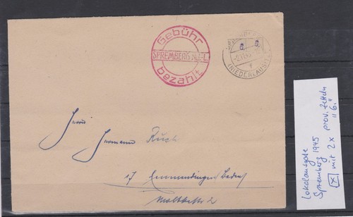 Germania 1945 emissione locale - germania,