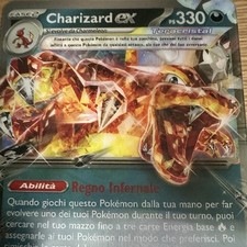 Jumbo Lenticular Charizard ex + Charizard Ex 196 Promo.Pokemon ITA