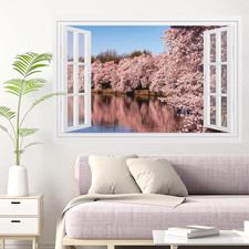 Adesivo Da Parete 3D Con Fiori