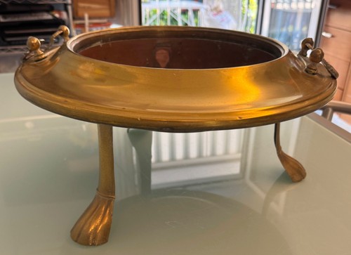 Antico braciere rame ottone - antico, rame/ottone