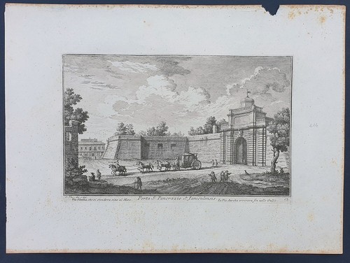 Stampa antica giuseppe vasi