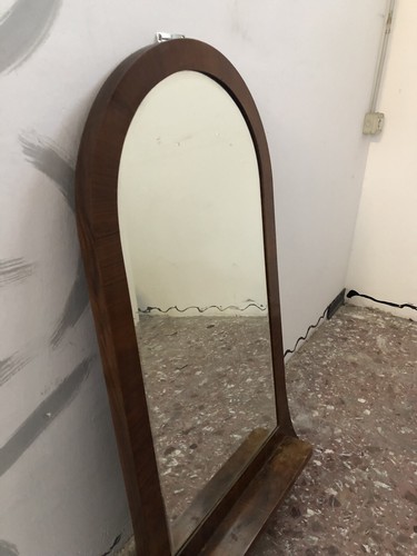 Specchio con cornice legno - in, legno.