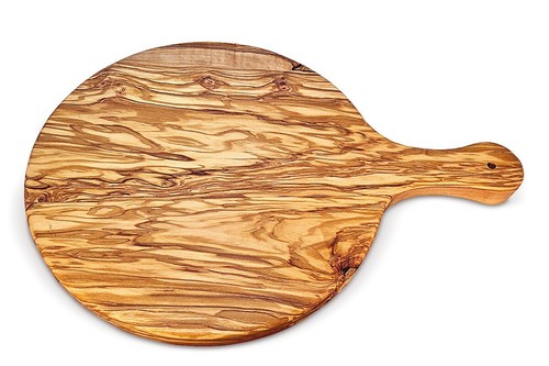 Tagliere rotondo con manico - rotondo,