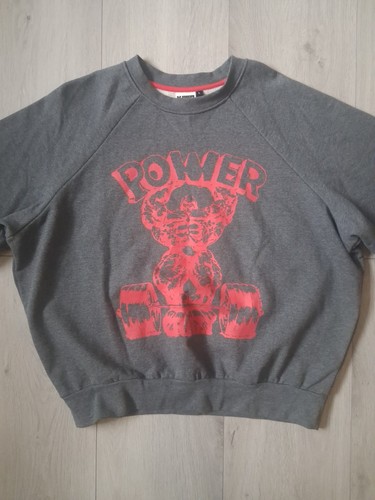 Felpa iwo power crazy grigio - felpa,