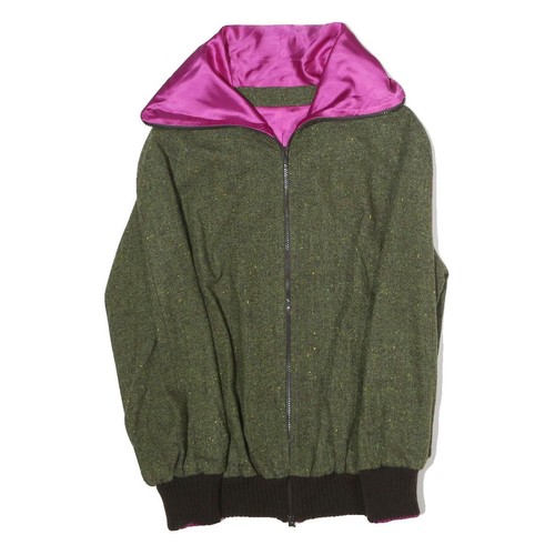 Giacca zip mistura lana - di,
