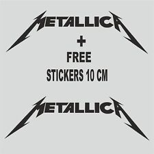 adesivo PRESPAZIATO  MUSICA METALLICA HARD ROCK sticker aufkleber pegatina