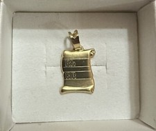 Medaglietta Oro 18 Kt Gruppo Sanguigno Da Incidere, Per Uomo O Per Donna,Oro 750