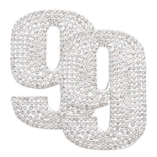 2pcs adesivi numeri strass - 2pcs,