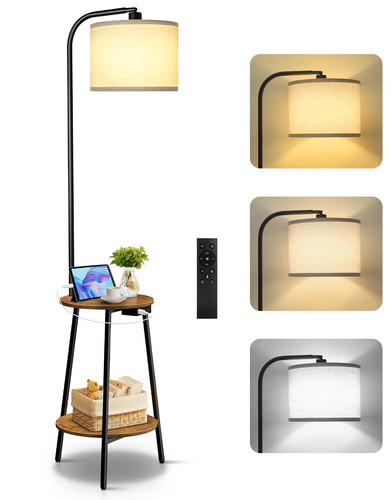 Lampada terra con tavolo - terra,