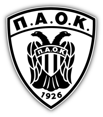 Adesivo paok grecia calcio - paok, fc