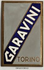 AUTOMOBILISMO CARROZZERIA GARAVINI TORINO 1908 PLACCHETTA PUBBLICITARIA AUTO