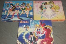 SAILORMOON STAGIONE 1 COMPLETA FUORI CATALOGO 3 BOX DVD CON TUTTI I LIBRETTI 