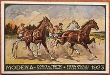 Modena - Corse al Trotto - Fiera Cavalli (1923).