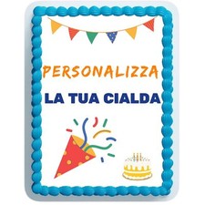 Cialda Torta Personalizzata