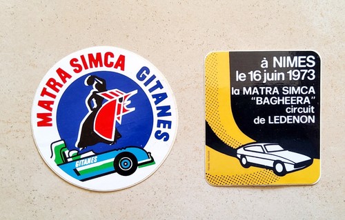 Autocollant matra simca - autocollant,