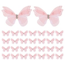 30Pcs Butterflies Organza