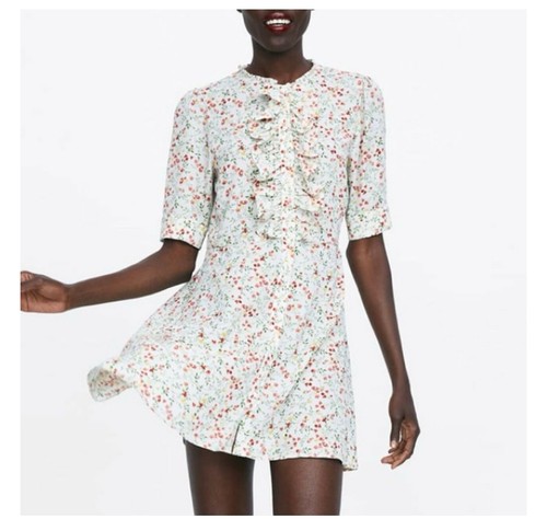 Zara tiffany mini abito estivo - tiffany,
