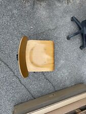 Sedia da ufficio girevole in legno, Altezza e Schienale Regolabile