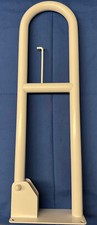Maniglione Bagno Disabili, Anziani, Ribaltabile 60 cm, Acciaio Verniciato Bianco