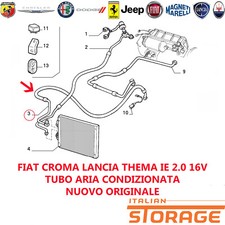 FIAT CROMA LANCIA THEMA IE 2.0 16V TUBO ARIA CONDIZIONATA ORIGINALE 82479994