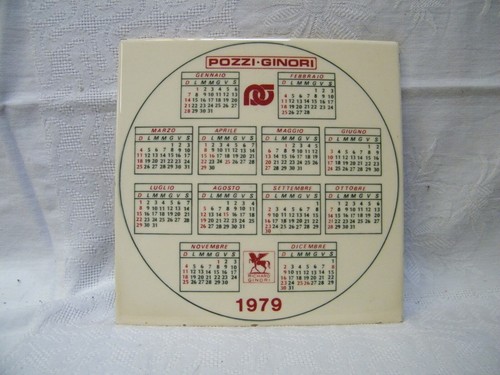 Piastrella calendario 1979 - calendario,