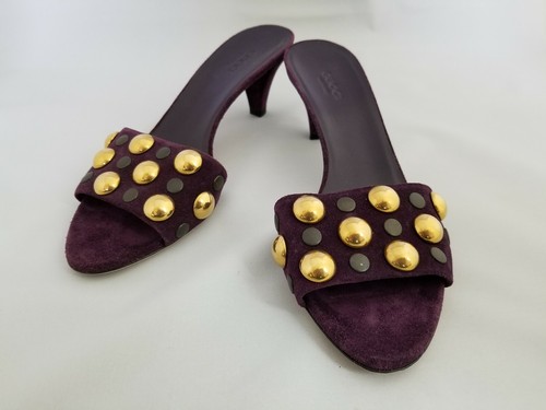 Gucci purple suede babouska - purple,
