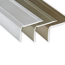 Profilo in alluminio gradino scala paragradino forma L parquet 134 cm Toolerando