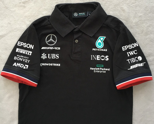 Polo nera mercedes amg - nera,
