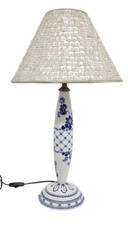 Lampada da Tavolo in Porcellana con Paralume MANGANI 63 cm