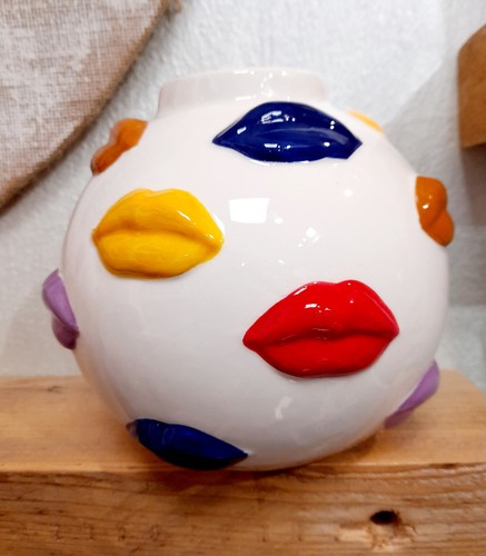 Vaso tondo ceramica design - tondo,