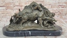 Statua In Bronzo Di Cinghiale