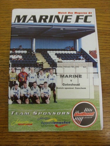 2000 marine v - 19/02/2000, gateshead