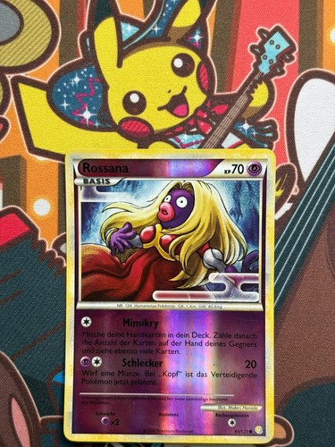 Carte pokemon rossana reverse - pokemon,