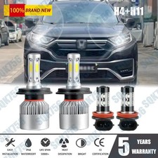 4pcs Faros LED Bombilla HI/LOW
