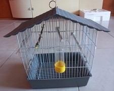 Gabbia/Voliera X Uccellini , Pappagalli e Canarini + Beverino + X 2 Mangiatoie