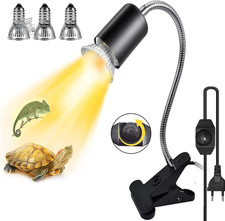 Reptile heating lamp, turtle