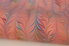 Carta marmorizzata sirena