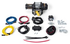 Verricello Elettrico Rapido 12V 2500lbs ATV 1134 kg UTV Quad ATV Cavo Acciaio