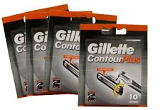 40 lamette da barba Gillette Contour Plus - doppia lama girevole 4 x 10