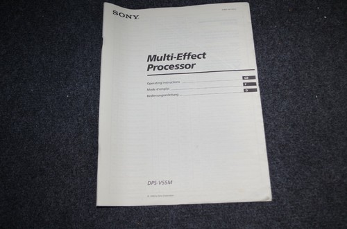 Sony dps v55m manuale - dps,