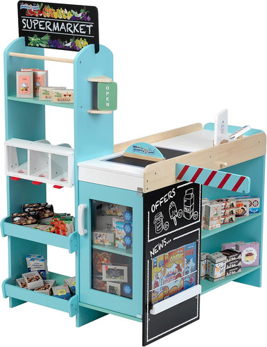 9391 supermercato legno - supermercato,,