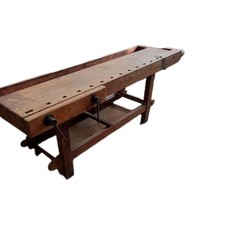 ANTICO BANCO DA FALEGNAME LUNGO 265CM